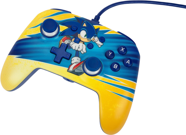 Kontroler PowerA Nintendo Switch Enhanced Wired Controller Sonic Boost (0617885062216) - obraz 4