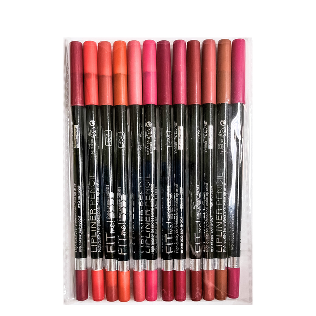 Набор карандашей для губ натуральные цвета Fit me! Lipliner Pencil 12 штук - изображение 2