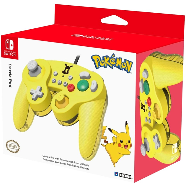 Контролер Hori Nintendo Switch Super Smash Bros Pikachu (0873124007176) - зображення 2