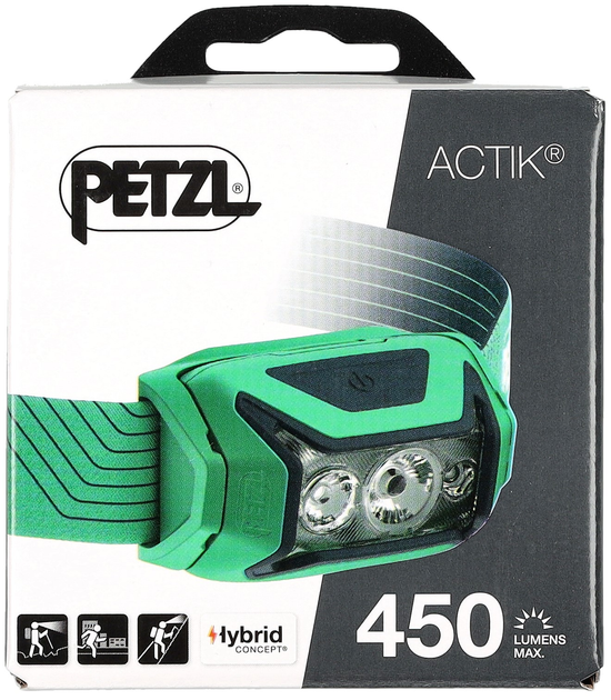 Latarka czołowa Petzl Actik 450 lm E063AA02 Green (3342540838697) - obraz 3
