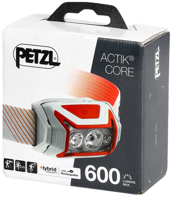 Latarka czołowa Petzl Actik Core 600 lm E065AA03 Red (3342540838932) - obraz 6