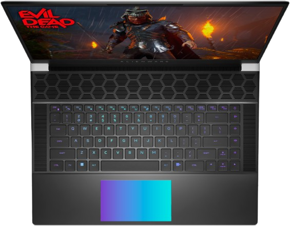 Ноутбук Alienware x16 R2 16" IPS 2560x1600 240 Гц / Intel Core Ultra 7 155H 3.8 ГГц / NVIDIA GeForce RTX 4070, 8 ГБ GDDR6 / RAM 16 ГБ / DDR5 / SSD 1 ТБ / ОС Windows 11 Home / Вага 2.66 кг (useashbtsx16r2hbhh) - зображення 9