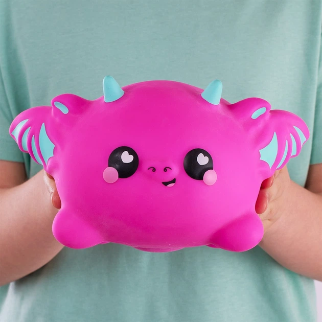 Коллекционная игрушка-антистресс Smooshzees серии Snugzees - Дракон Динки - изображение 5