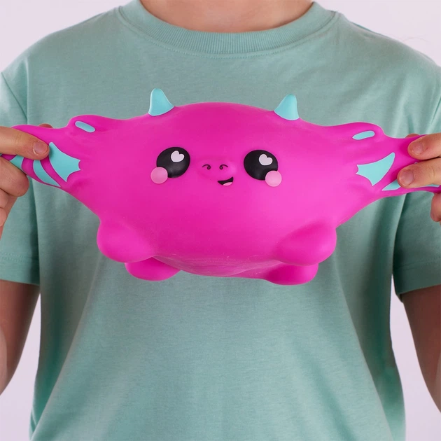 Коллекционная игрушка-антистресс Smooshzees серии Snugzees - Дракон Динки - изображение 6