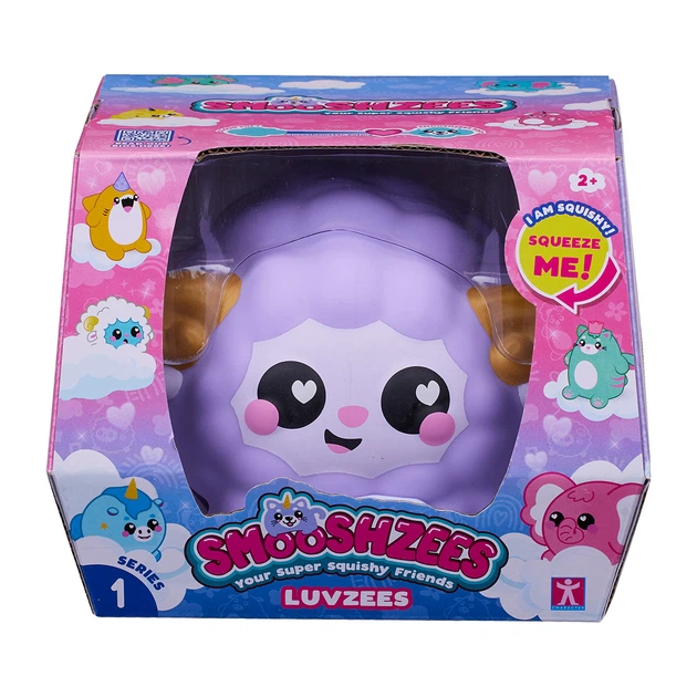 Коллекционная игрушка-антистресс Smooshzees серии Luvzees - Барашек Уиллоу - изображение 7