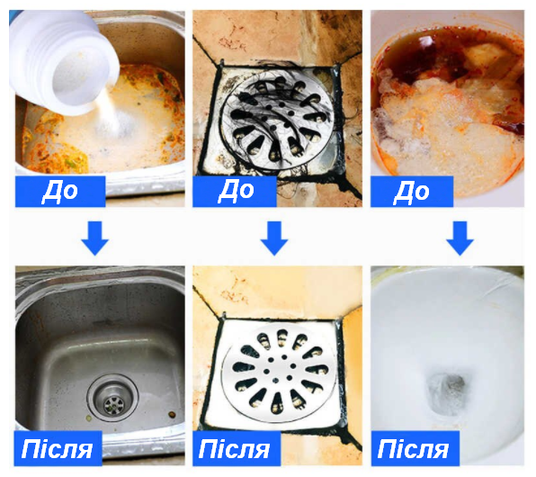 Потужний очищувач для мийки і зливу WILD Tornado Sink & Drain Cleaner - изображение 2