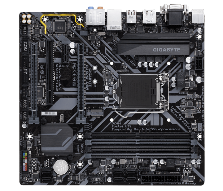 Материнська плата Gigabyte B360M D3P (s1151-2/B360/4xDDR4) БВ - зображення 2