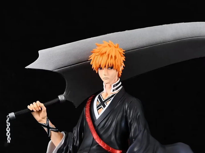 Фігурка Бліч Ічіго Куросакі Bleach Kurosaki Ichigo зі змінною головою 33 см CH B KI 33 - Фото 3 Фігурка Бліч Ічіго Куросакі Bleach Kurosaki Ichigo зі змінною головою 33 см CH B KI 33 - зображення 3