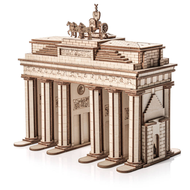 3D Puzzle drewniane Little Story Brama Brandenburska 18.5 x 10.5 x 10 cm 267 elementów (5905982170473) - obraz 1