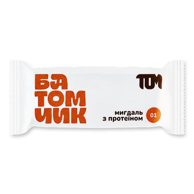 Батомчик у шоколаді "Мигдаль з протеїном" 45 г - зображення 2