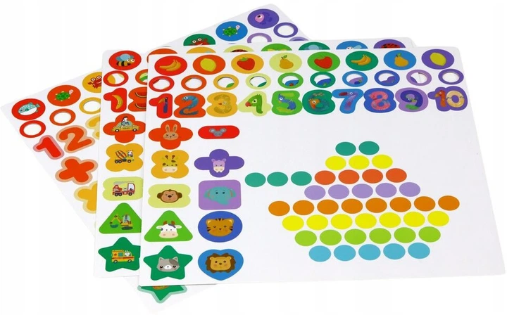 Edukacyjny zestaw LEAN Toys Uczymy się liczyć Łowimy ryby Sortująca układanka (5905991009702) - obraz 5