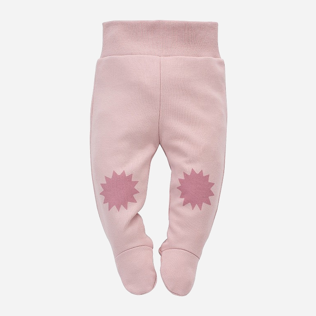 Дитячі повзунки для дівчинки Pinokio Romantic Sleep Pants 56 см Рожеві (5901033288906) - зображення 1