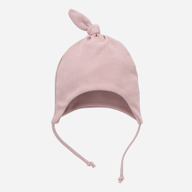 Czapeczka niemowlęca dla dziewczynki Pinokio Romantic Bonnet 36-38 cm Różowa (5901033288142) - obraz 1