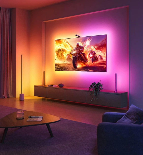 Набір адаптивного підсвічування Govee Backlight 3 Lite 75-85" RGBIC Wi-Fi/Bluetooth Чорний (H60993D2) - зображення 2