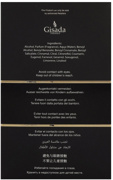 Woda perfumowana męska Gisada Ambassador Intense 100 ml (7640164031040) - obraz 4