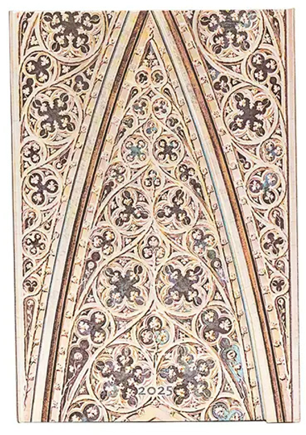 Kalendarz Paperblanks 2025 Vault of the Milan Cathedral Mini tygodniowy (9781408757505) - obraz 1