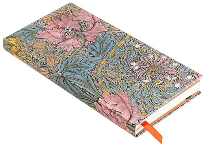 Kalendarz Paperblanks 2025 Morris Pink Honeysuckle Slim tygodniowy (9781408757628) - obraz 2