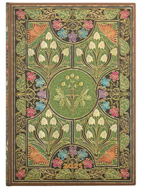 Kalendarz Paperblanks 2025 Poetry in Bloom Midi tygodniowy vertical (9781408757857) - obraz 1