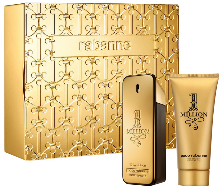 Zestaw męski Paco Rabanne 1 Million Woda toaletowa 100 ml + Żel pod prysznic 100 ml (3349668623761) - obraz 1