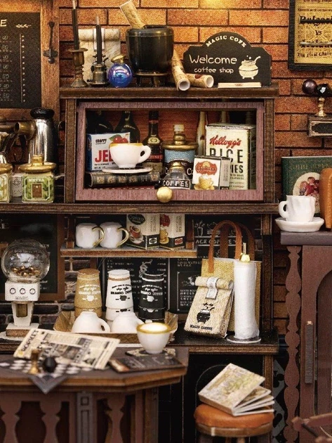 Румбокс Волшебная кофейня 3D Интерьерный конструктор Magic Coffee