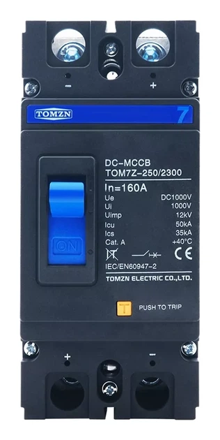 Автоматический выключатель TOMZN 2P DC MCCB 1000V 125A – фото, отзывы ...