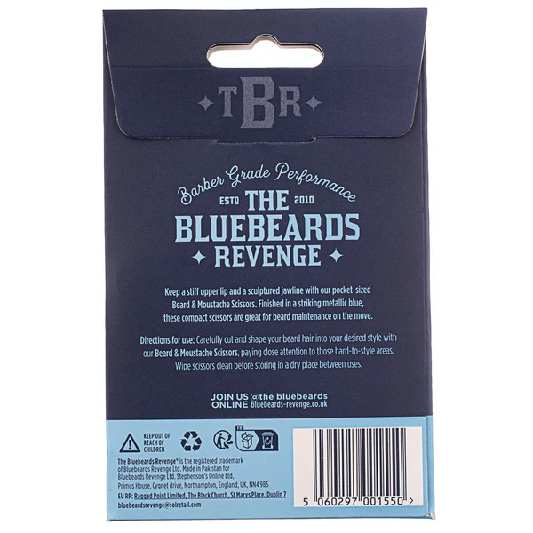 Ножиці для вусів і бороди The Bluebeards Revenge Moustache & Beard Scissors - Фото 3 Ножиці для вусів і бороди The Bluebeards Revenge Moustache & Beard Scissors - изображение 3