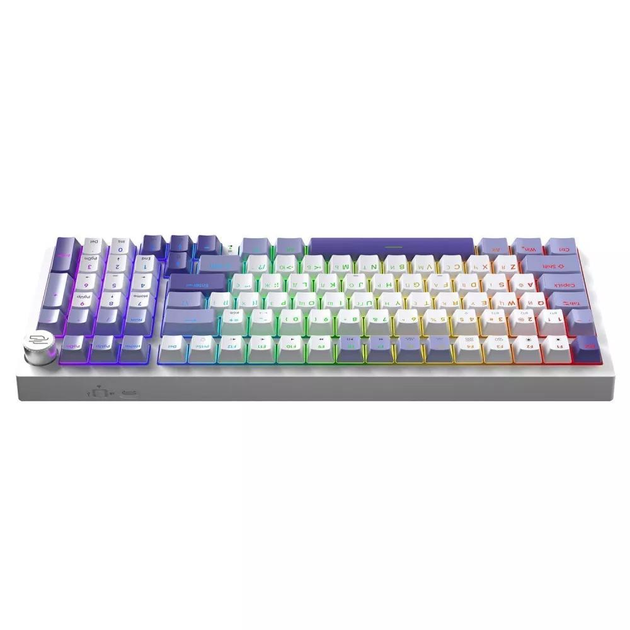 Игровая беспроводная клавиатура с подсветкой Proove Gaming Slicker механическая (Ukraine Layout) Белая - изображение 2