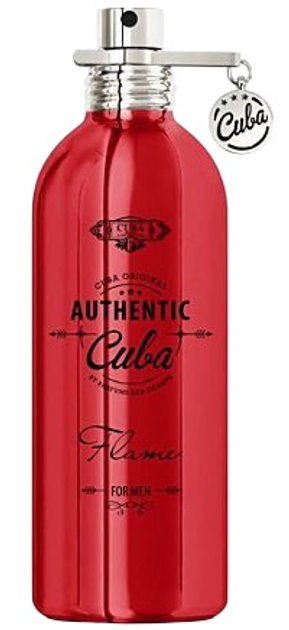 Woda toaletowa męska Cuba Authentic Flame 100 ml (5425039222042) - obraz 1