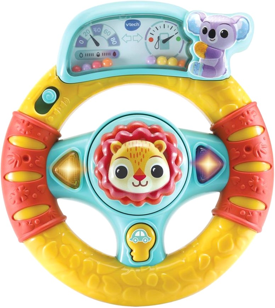 Zabawka interaktywna VTech Baby Klakson i kierownica do skręcania (3417765366239) - obraz 1