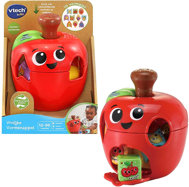 Zabawka interaktywna VTech Baby Wesołe jabłko kształtów (3417765646232) - obraz 1