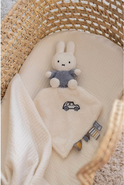 М’яка іграшка Miffy Mercis Nijntje Пухнаста обіймашка Біло-блакитний (8713291669284) - зображення 3