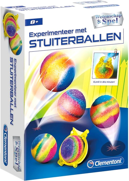 Креативний набір Clementoni Science Bounce Balls Crazy Balls (8005125668762) - зображення 1