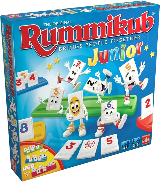 Настільна гра Goliath Rummikub The Original Junior (8711808502147) - зображення 1