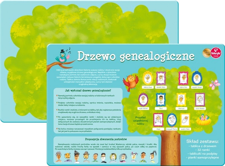 Gra planszowa Kukuryku Drzewo genealogiczna (5901738563377) - obraz 1