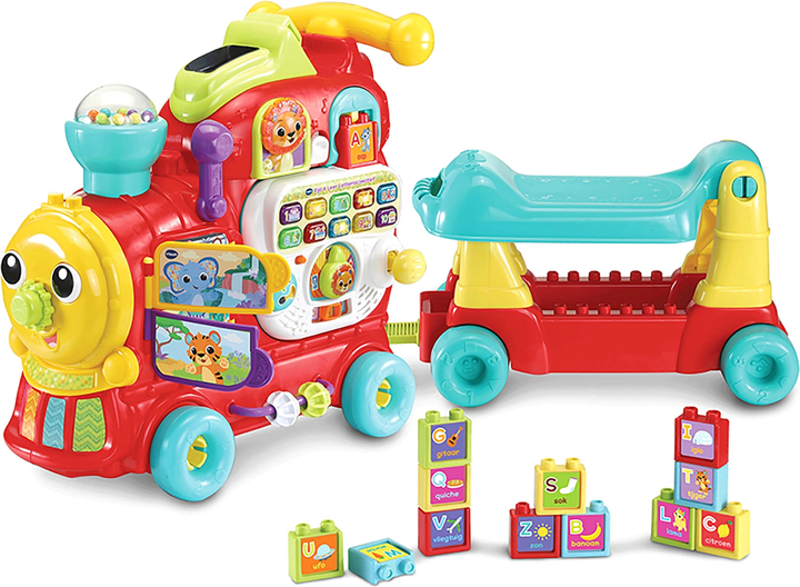 Інтерактивна іграшка VTech Baby Ride & Learn Letter Locomotive (3417765478239) - зображення 6