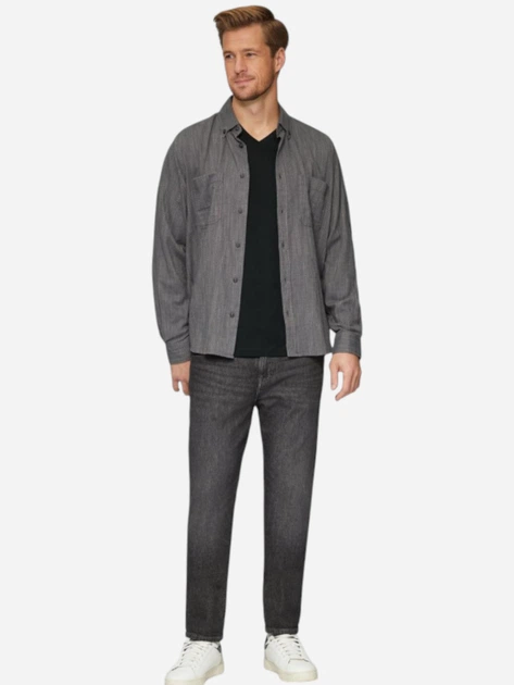 T-shirt męski bawełniany s.Oliver 10.3.11.12.130.2153534-9999 L Czarny (4099976465261) - obraz 3