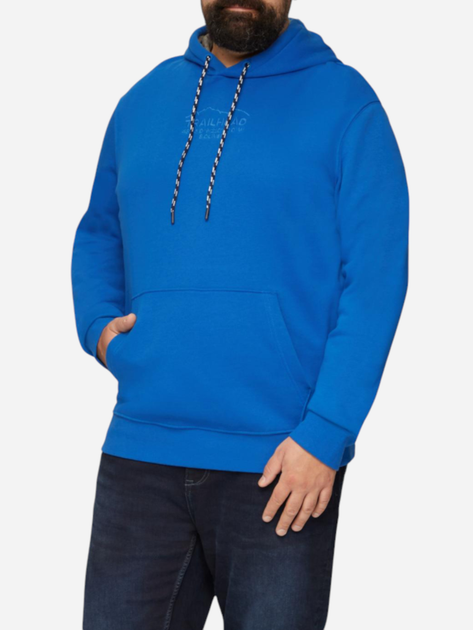 Bluza męska z kapturem s.Oliver 10.3.16.14.140.2159171-55D1 4XL Granatowa (4099976493219) - obraz 4