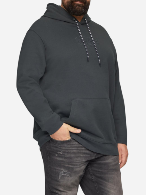 Bluza męska z kapturem s.Oliver 10.3.16.14.140.2159171-95D1 4XL Szara (4099976493264) - obraz 4
