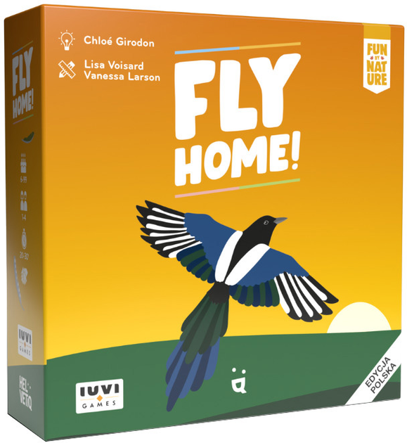 Gra planszowa Iuvi Games Helvetiq Fly Home Polska edycja (5904305462837) - obraz 1