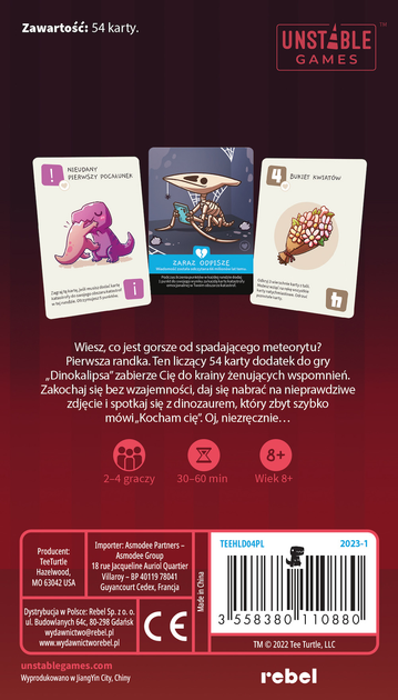 Dodatek do gry planszowej Rebel Dinkalipsa Koszmarne randki (3558380110880) - obraz 6
