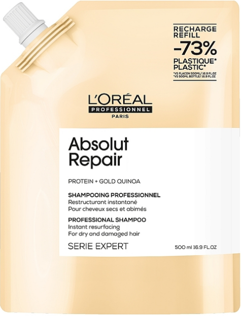 Шампунь для восстановления волос Loreal Professionnel Serie Expert Absolut Repair Shampoo 500 мл - Фото 1 Шампунь для восстановления волос Loreal Professionnel Serie Expert Absolut Repair Shampoo 500 мл - изображение 1