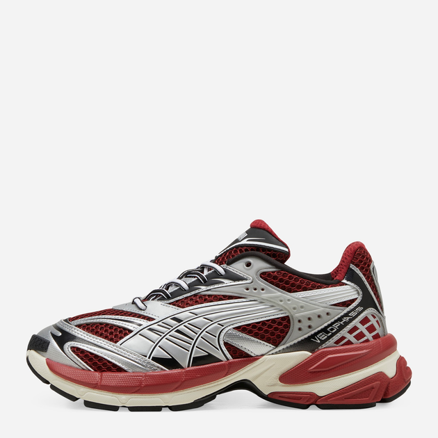 Buty sportowe męskie Puma Velophasis Phased 389365-14 42 (8UK) Czerwony/Srebrny (4067979309202) - obraz 4