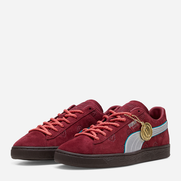 Чоловічі кеди низькі Puma Suede 2 ONE PIECE 396521-01 42 (8UK) Бордові (4099686257446) - зображення 2