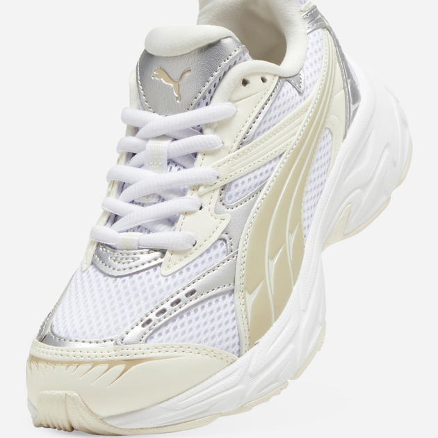 Buty sportowe damskie Puma Morphic Metallic 397298-01 37.5 (4.5UK) Białe (4099686651916) - obraz 7