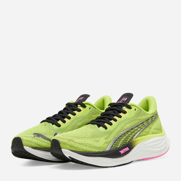 Buty do biegania damskie Puma Velocity NITRO 3 Psychedelic Rush 380081-01 40 (6.5UK) Seledynowe (4099686442736) - obraz 4