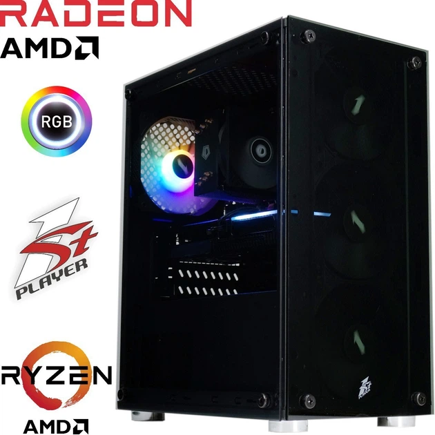 Комп'ютер 1stPlayer Ryzen 5 3600/ RX 580 8GB/ 16ГБ DDR4 / SSD