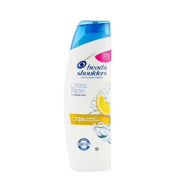 Шампунь проти лупи Head&Shoulders Цитрусева свіжість 400 мл. 6032 - Фото 1 Шампунь проти лупи Head&Shoulders Цитрусева свіжість 400 мл. 6032 - зображення 1
