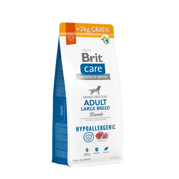 Сухой корм Brit Care Adult Large Breed Lamb & Rice для собак крупных пород ягненок и рис 14 кг - Фото 1 Сухой корм Brit Care Adult Large Breed Lamb & Rice для собак крупных пород ягненок и рис 14 кг - изображение 1