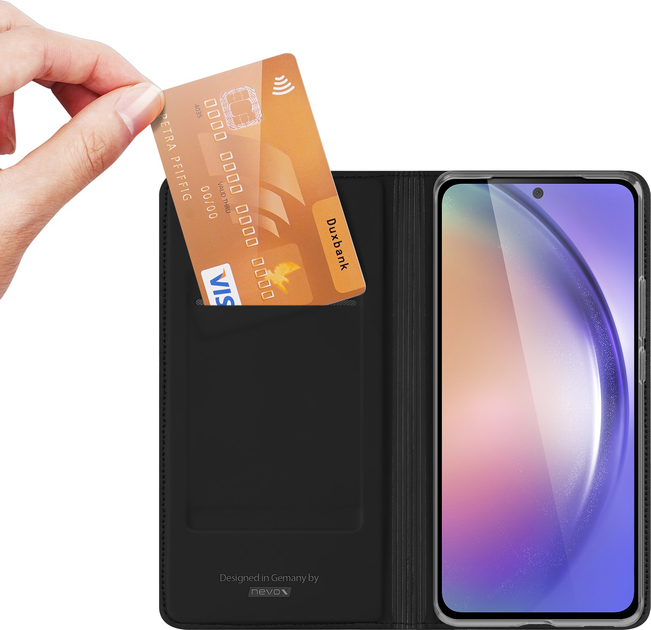 Etui z klapką Nevox Vario Series do Samsung Galaxy A55 Black (4250686413359) - obraz 3