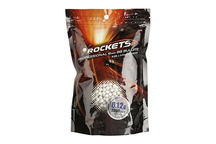 Шары страйкбольные Rockets Professional 0,12g - 2000 szt. [ROCKETS] (для страйкбола) - изображение 1